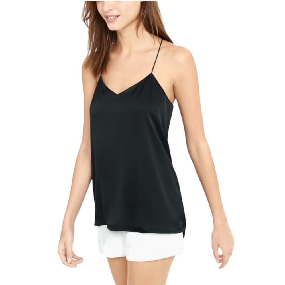 Express Reversible Black and Gray Spaghetti Strap Sexy Cocktail Party Camisole